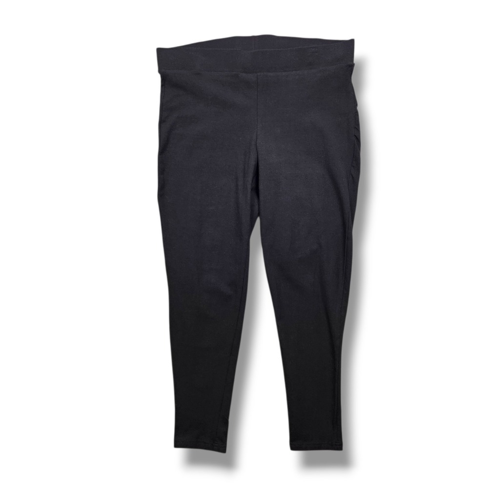 Torrid Full Length Leggings Womens 2X Black Pull OnMid Rise